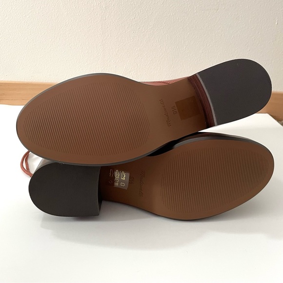 Madewell Patti lace-up boot Warm Cinnamon NIB sz 9.5 - Picture 10 of 14